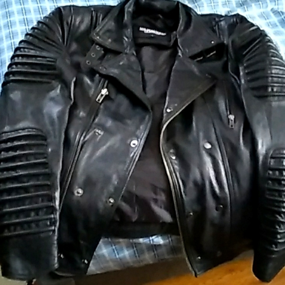 Milwaukee leather jacket black large